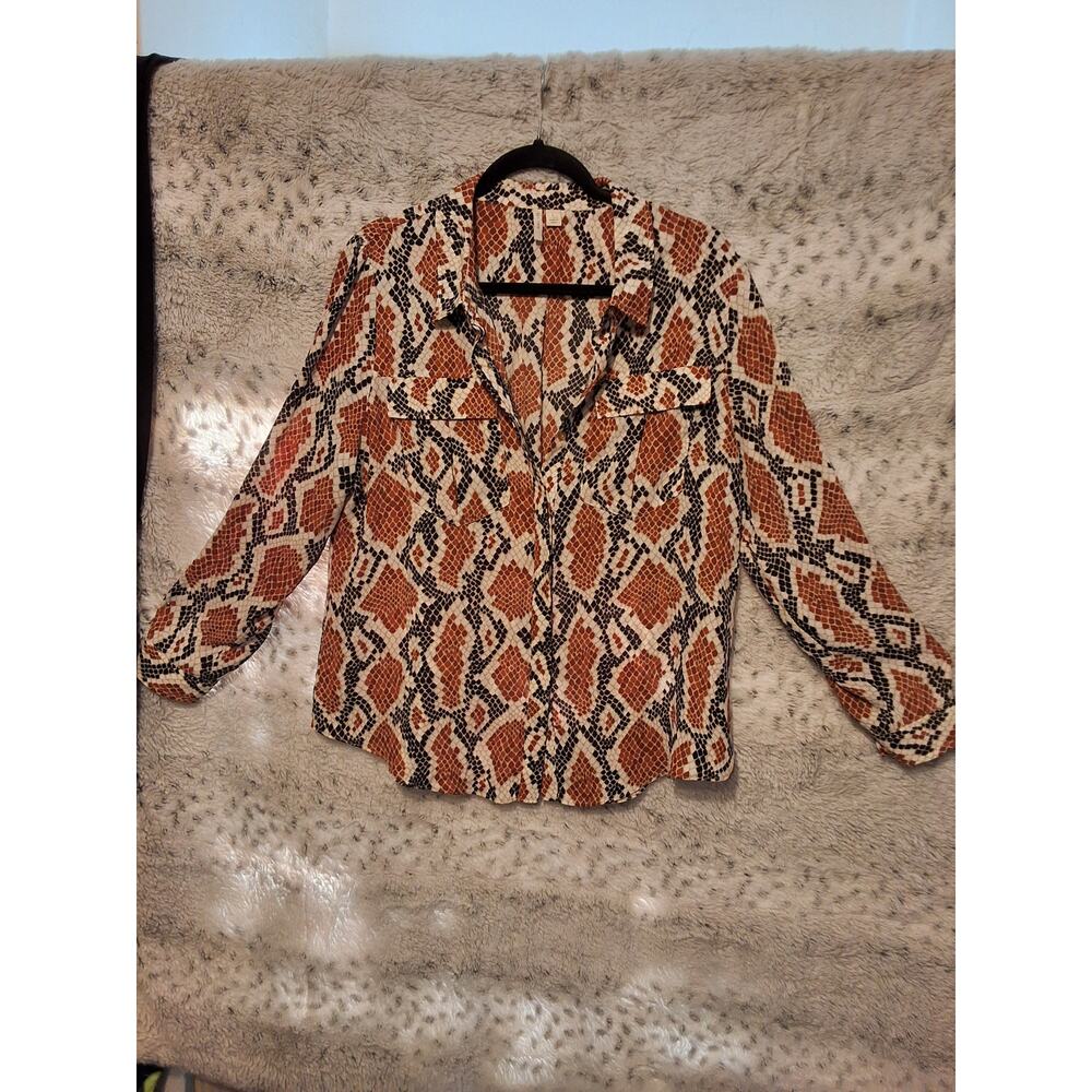 LADIES SNAKE SKIN PATTERN TOP LARGE